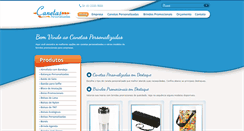 Desktop Screenshot of canetaspersonalizadas.net.br